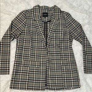 Plaid Blazer Jacket